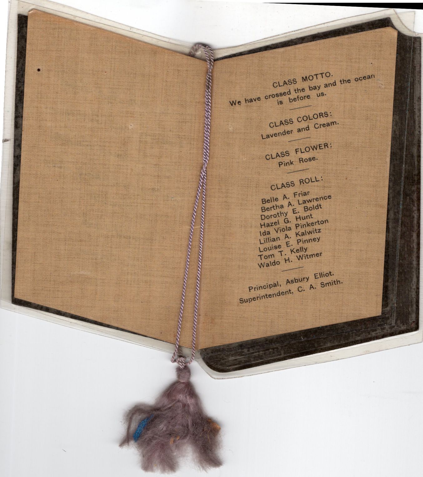 High school commencement programs